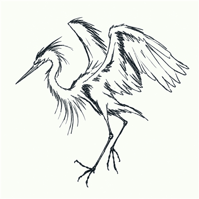 The Evening Heron